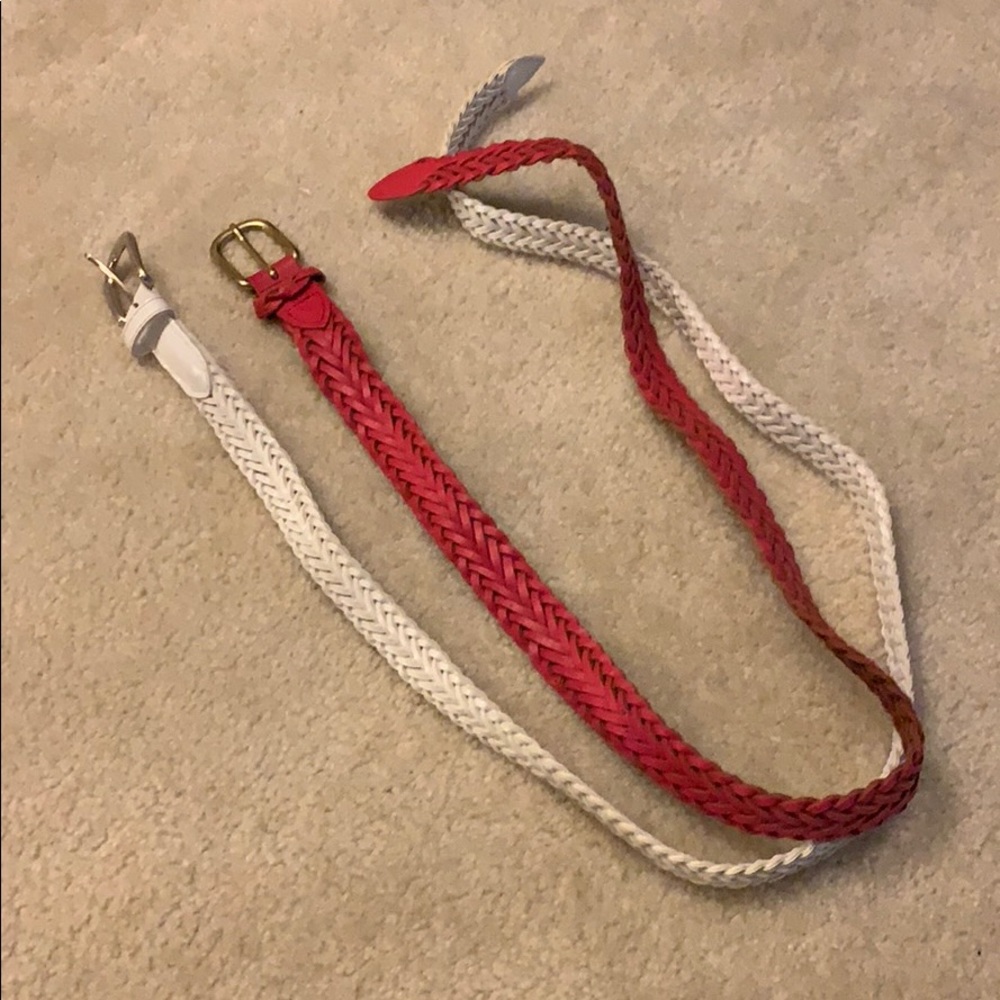Red and White Belts